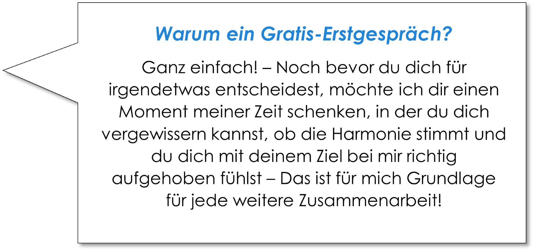 Gratis Erst-Gespräch